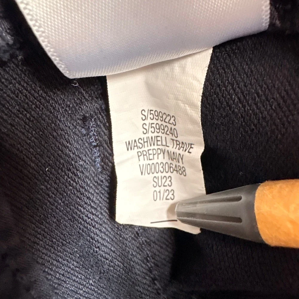 Banana Republic Travel Jean Athletic Fit Preppy Navy Blue Mens 29x30 S/599223